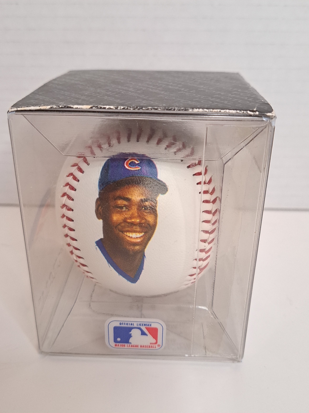 1989 Official MLB Chicago Cubs Jerome Walton Fotoball Baseball